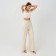 Women's pants minku beige color, size 42