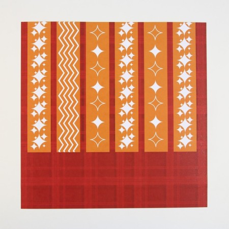 A set of paper for scrapbooking "Bright geometry", 12 sheets, 30.5 x 30.5 cm, 180 g/m²-24