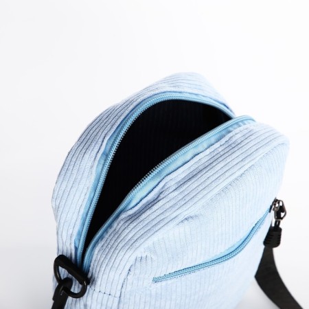 Youth bag with lightning, blue color-5