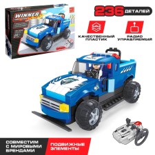 Constructor Police SUV Keyixing Winner, on the radio control, 236 details, 6+