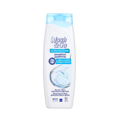 Wash & Go Micellar shampoo for all hair types, 360 ml