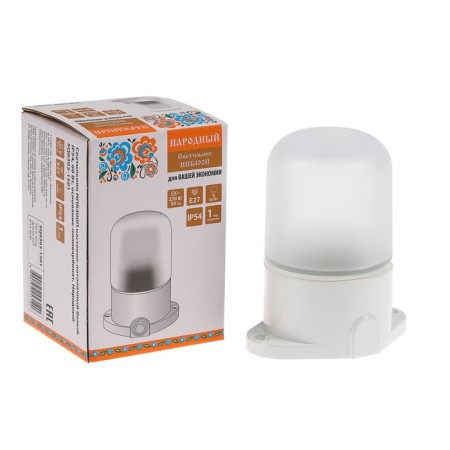 The lamp wall-flowing TDM NPB400P "People", E27, 60 W, IP54, up to +130 °, white