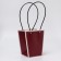 Bag for flowers Wine moisture-resistant, 17x17-11.5x11.5-20 cm 5