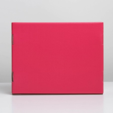Gift folding box, packaging, Fuchsia, 27 x 21 x 9 cm-6