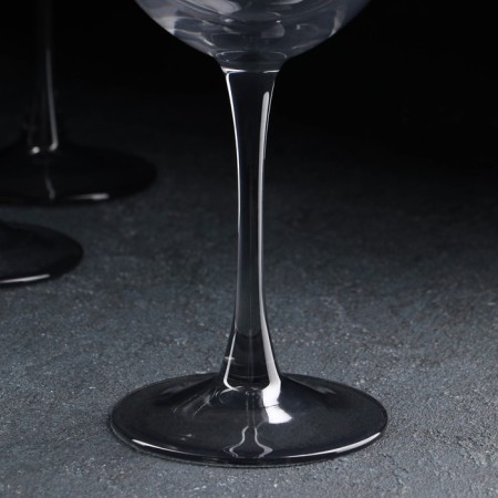 A set of glasses for the wine "graphite", glass, 350 ml, 6 pcs-3