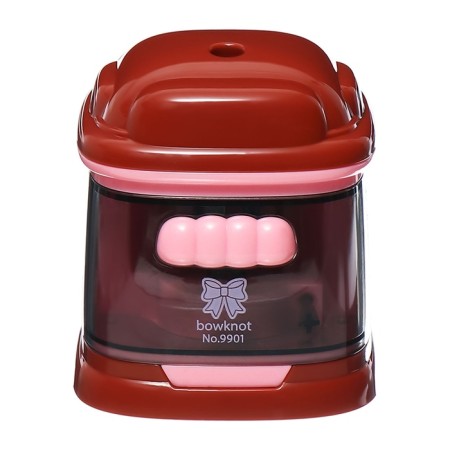 Electric sharpener (batteries are not included) operates from 2 aa burgundy burgundy/roses-1