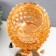 Summary Metal for 1 candle "Scales flower" gold 32x11x11 cm