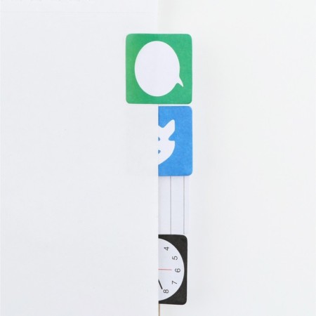 Set in the postcard "Notification", 4x20 l stickers, tear -off block 30 liters-3