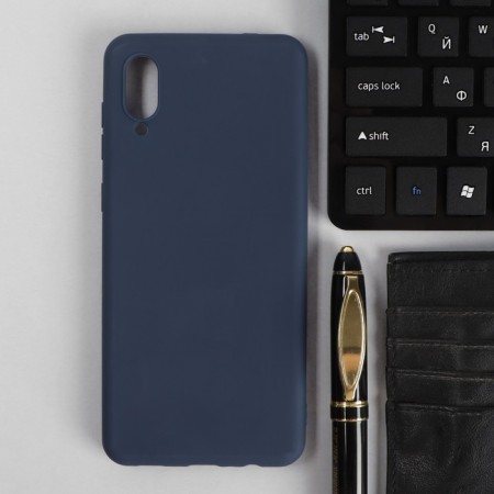 PERO cover, for Samsung A02, silicone, blue