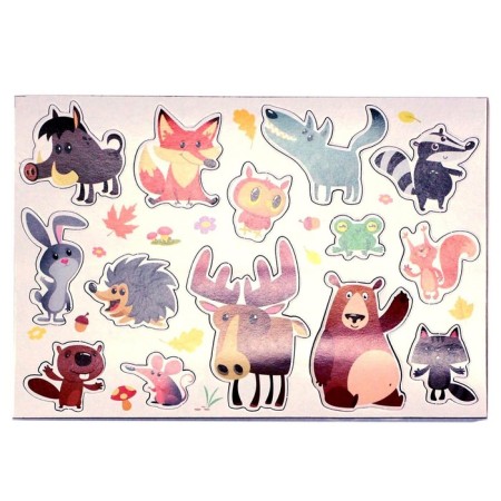 Board game Magnetic "Forest Residents"-1