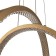 Bayerlux chandelier with PDU 1544/2 LED 120W 3000-6000k Dimmer Gold D.50CM