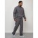 Male tracksuit, size 48, gray color