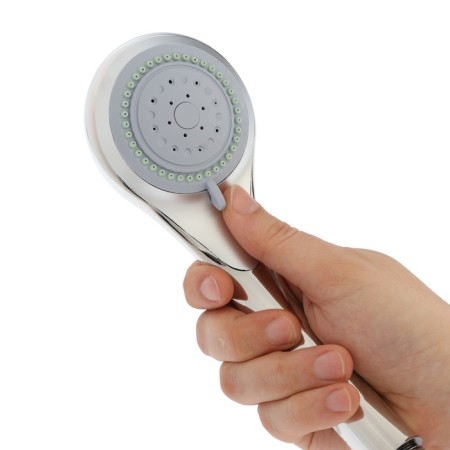 Shower Set Zein Z0203, hose 150 cm, holder, watering can 3 modes, chrome-8