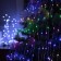 Girlynda "Horse tail" 20 threads of 2 m, IP20, silver thread, 400 LED, glow of multi, 12 V