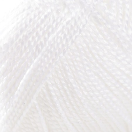 Yarn "etamin" 100% acrylic 180m/30g (421 white)-2