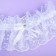 Garter for the bride "Elites", white