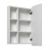 Cabinet-mirror "Capri 55" White, universal