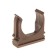 Clips for pipes Ural Pak, 25 mm, dark tree, AT-90125-010