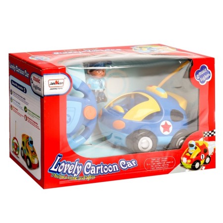 Radio -controlled “Police” machine, light and sound effects, works from batteries-4