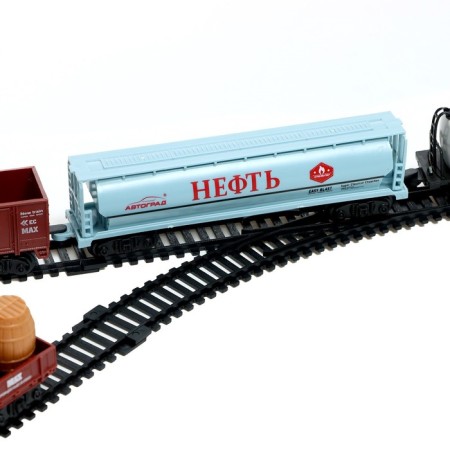 The Railway "Khlad train", with 9 wagons, works from batteries, light-6
