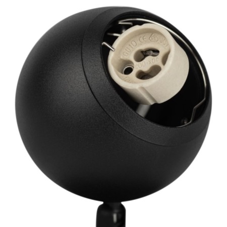 Lamp wall-flowing spot OL36 BK MR16 GU10 IP20, black color-4