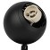 Lamp wall-flowing spot OL36 BK MR16 GU10 IP20, black color