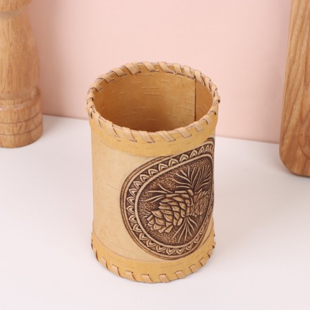 Tueye "cones", 8 × 8 × 10 cm, birch bark-5