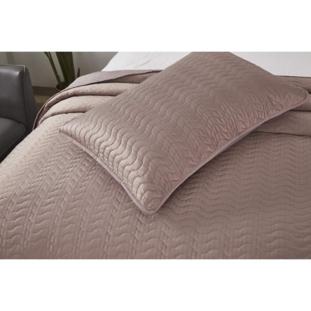 A set with a veil "Savannah", size 230x250 cm, 50x70 cm - 2 pcs, color of coffee-3