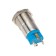 Anti-Vandal button Ø12 36V (LED) B/Fix (4C) OFF- (ON) Blue (A-12-C2) Rexant
