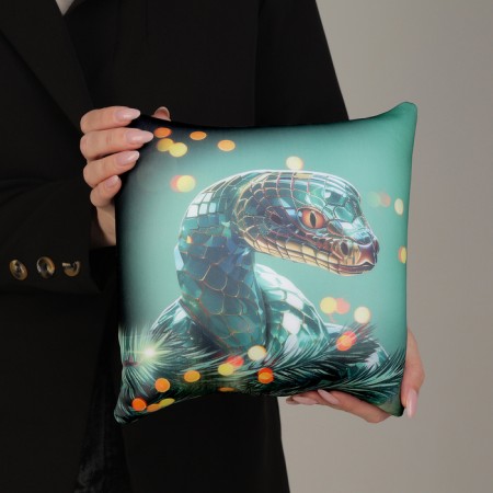 New Year. Snakers' decorative anti -stress "Snake", green-1
