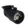 Shtepselnaya soda universal, 16 a, s/k, IP 44, with a plug, rubber, black