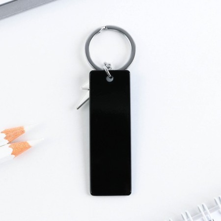 Acrylic key keychain, Magnet Magnit plate, 8 x 2 cm-2