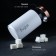 A set of cans for bulk products Prime, D = 9 cm, h = 15.5 cm, 3 pcs, white color