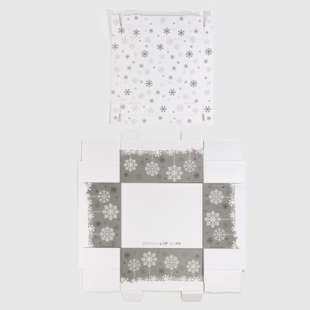 The folding box "Let it Snow", 31.2 x 25.6 x 16.1 cm, New Year-7