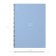 A4 notebook 80 sheets, a cage on a spiral, Erichkrause, "Symbol" Plastic Cover Blue