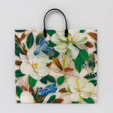 Package "Assorted Flowers", polyethylene with a plastic handle, mix 100 μm 38 x 35 cm-1