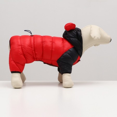 Combineson "Bear", size 18 (DS 40 cm, fire 50 cm, Osh 38 cm), black and red-2