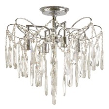 Crystal Crystal Economic light 15550/4cr+CL, 4x60W, E27, 53x48x48 cm, transparent color