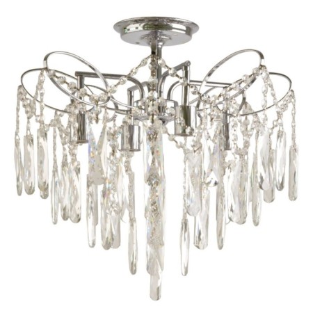Crystal Crystal Economic light 15550/4cr+CL, 4x60W, E27, 53x48x48 cm, transparent color