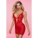 Combinations and Thong Candy Girl Desiree Red, OS