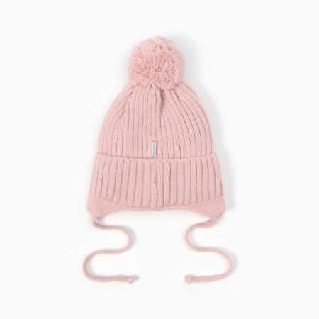 Children's hat, powder color, size 52-54-2
