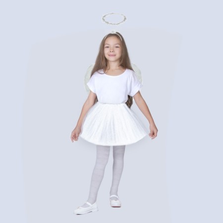 Carnival set "Angel", halo, wings, skirt, 98-128 cm