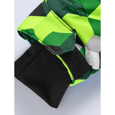 Ski costume for a boy, height 122 cm, green color-22