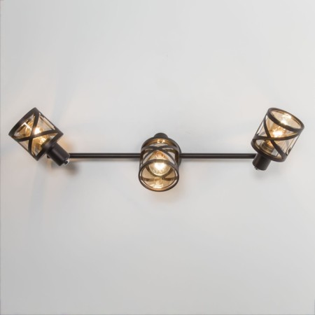 Sconces Citilux "Hesse" CL536635, 53x10 cm, 3x60W, E14, brown color-2