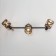 Sconces Citilux "Hesse" CL536635, 53x10 cm, 3x60W, E14, brown color