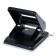 Metal hole punch 45 sheets, Attomex, with a ruler, black