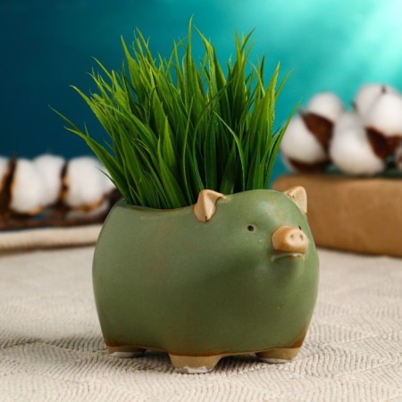 Pot "Pig Lucky" 11x9x8cm-1