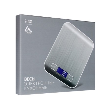 Kitchen Libra Luazon LVE-028, electronic, up to 5 kg, metal-8