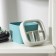 Ellisa toothbrushes stand, turquoise color