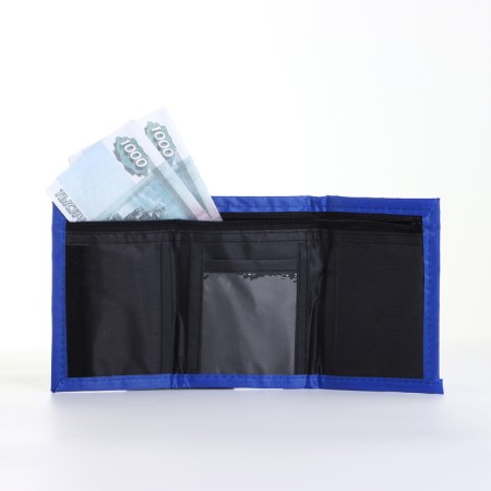 Children's wallet on Velcro "chosen", the color is blue-4